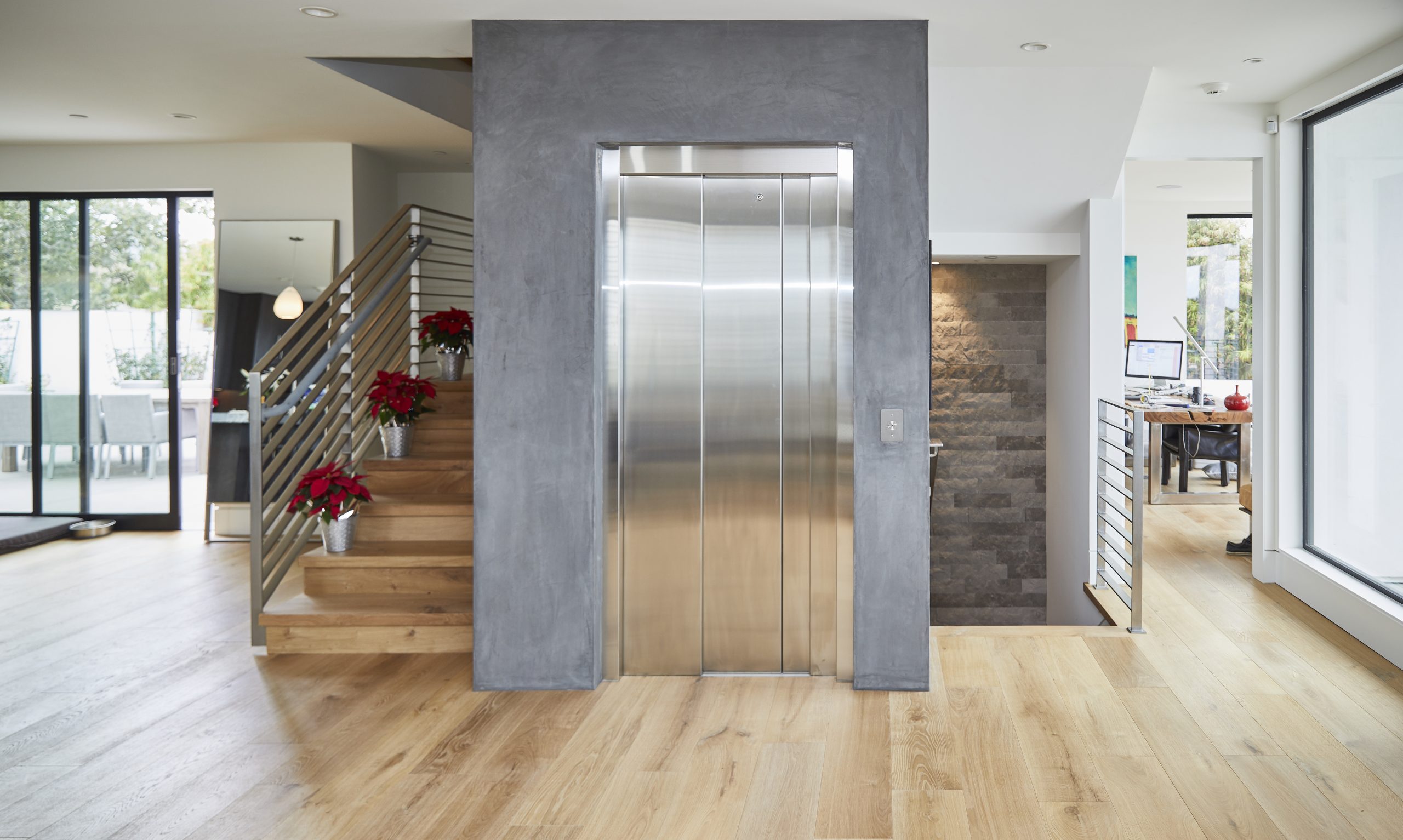 Elevator in a modern home Elevator in a modern home